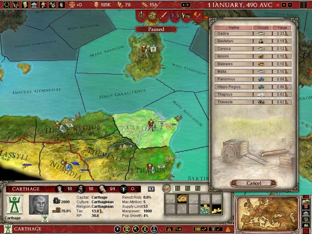 Europa Universalis: Rome - Gold Edition中文版下载
